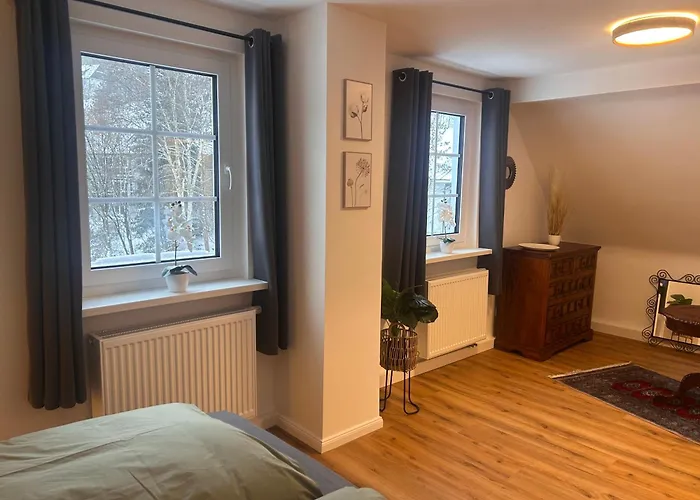 アパート !!! Fuer 6xpersonen, Terrasse, Garten, Hund Willkommen!!! ヴィンターベルク